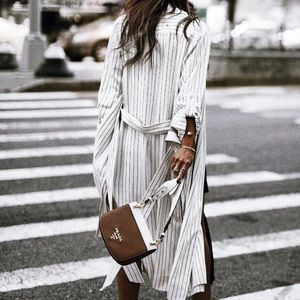 Babaton Kahlo Robe Striped Jacket / Coat size xxs